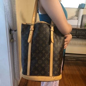 Authentic, preloved Louis Vuitton Bucket